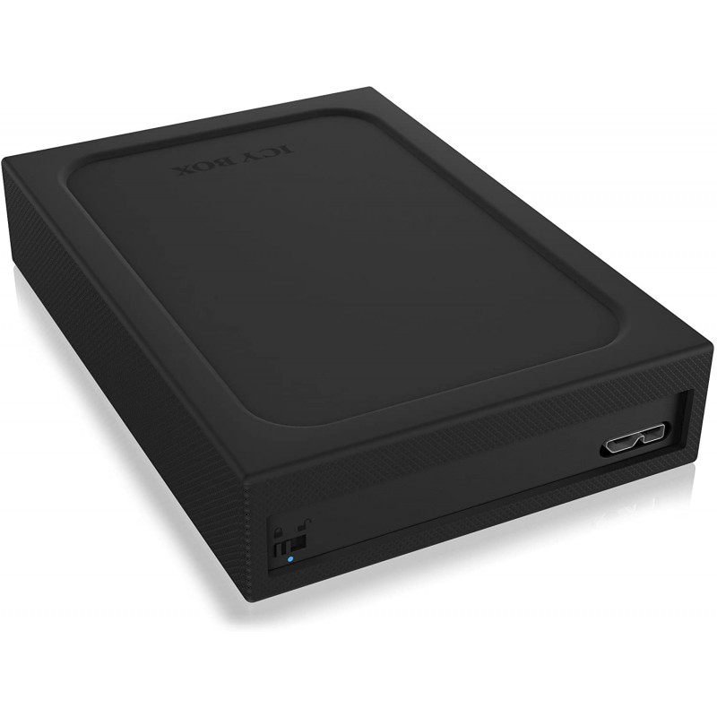 Boîtier pour disque dur externe SSD SATA 2,5 ICY BOX avec un interrupteur  protection contre l'écriture IB-256WP