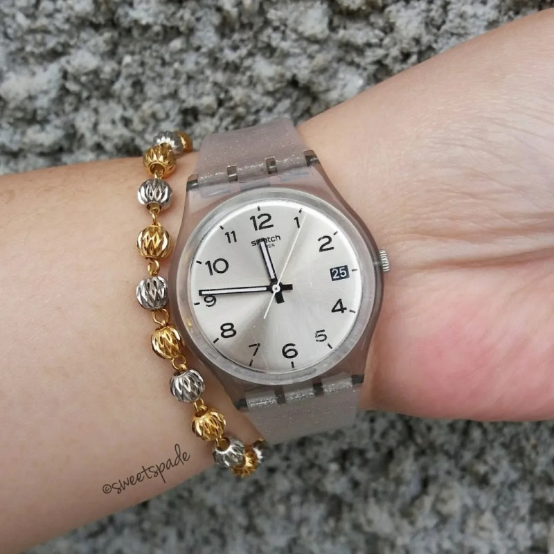 Swatch GM416C Silverblush Mens Quartz Watch