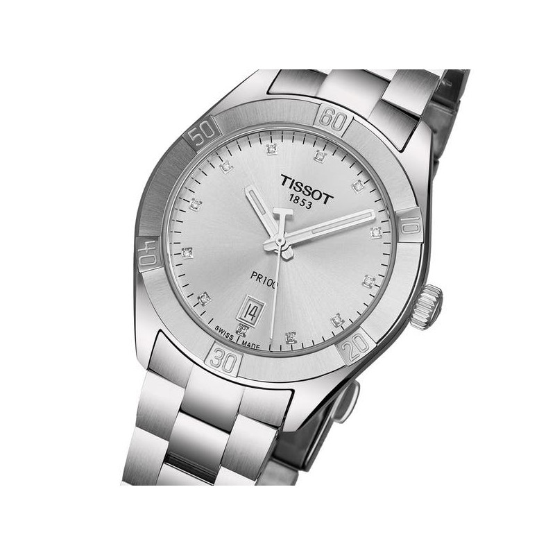 Montre femme tissot diamond sport chic t1019102211600