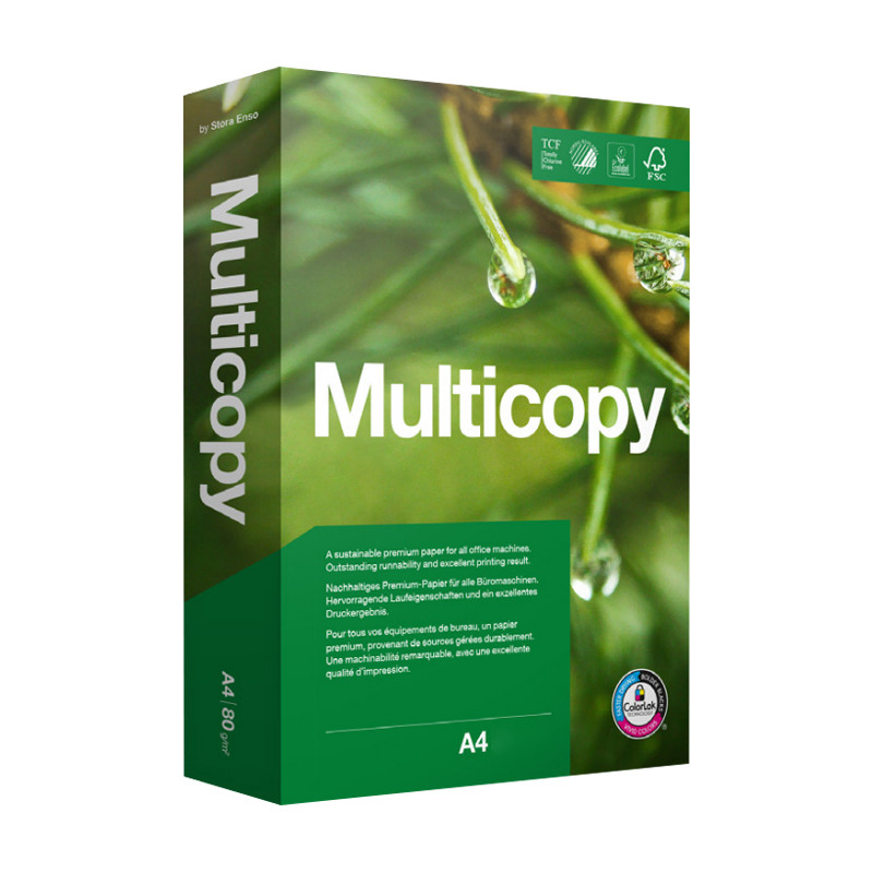 Rame papier A4 Multicopy 75g/m²