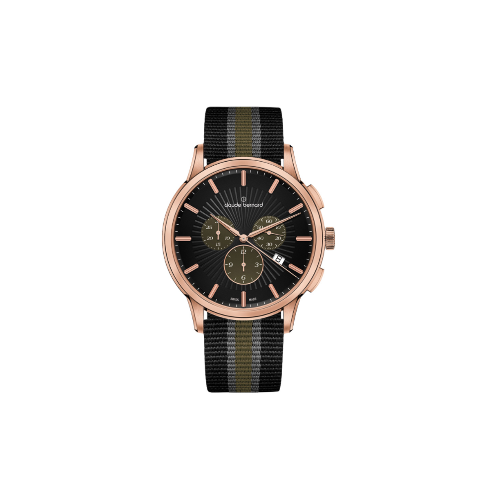 Montre Pour Homme Claude Bernard Classique Chronographe 10237 37R NIKAR