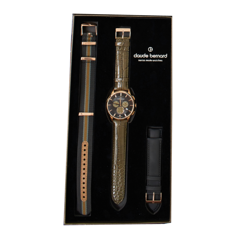 Montre Pour Homme Claude Bernard Classique Chronographe 10237 37R NIKAR