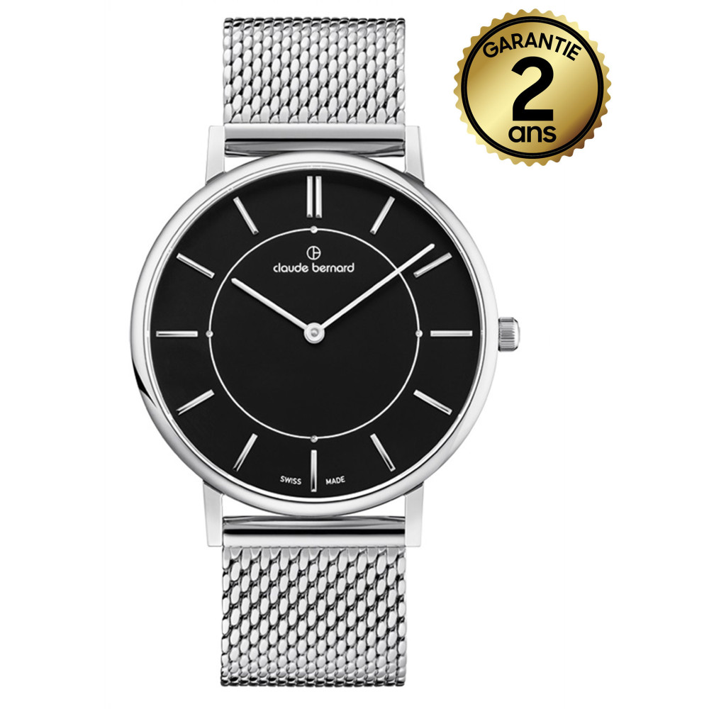 Montre Mixte Claude Bernard Slim line 20219 3M NINB