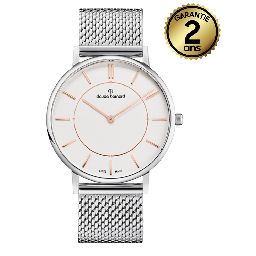 Montre Mixte Claude Bernard Slim line 20219 3M AIRR