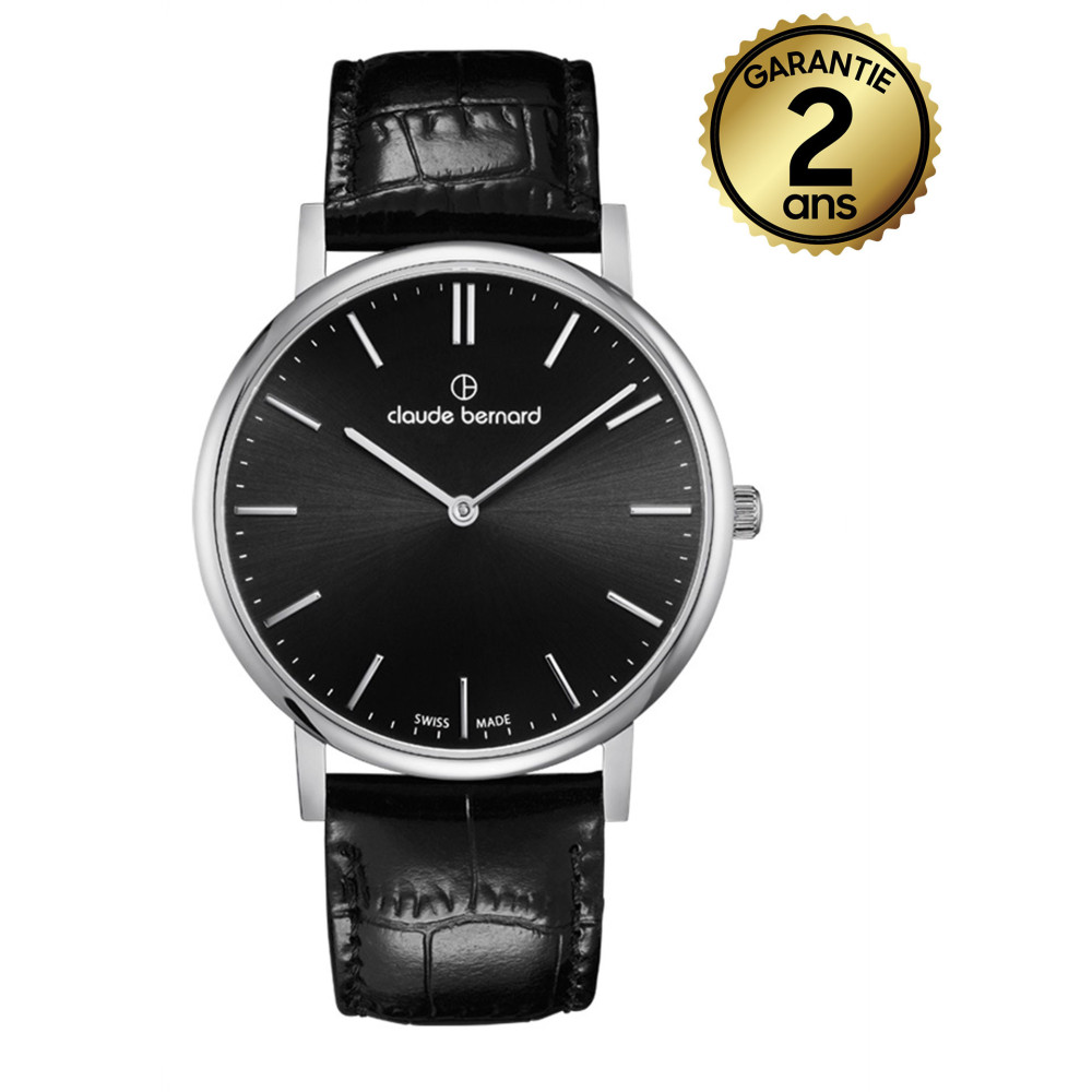 Montre Mixte Claude Bernard Slim line 20219 3 NIN