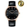 Montre Mixte Claude Bernard Slim line 20219 37RC NIR
