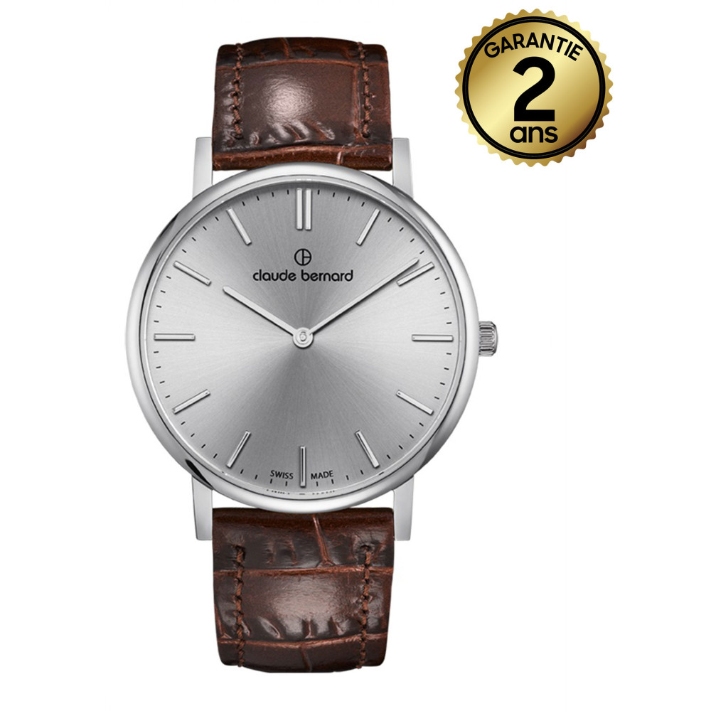 Montre Mixte Claude Bernard Slim line 20219 3 AIN
