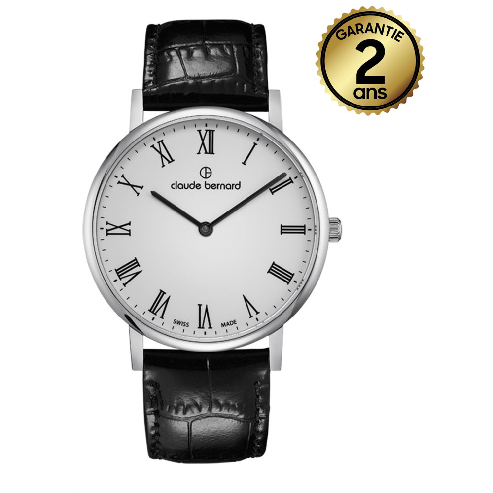 Montre Mixte Claude Bernard Slim line 20219 3 BR