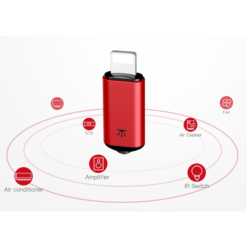 Télécommande Infrarouge Lightning Baseus ACLR01-09 / Rouge