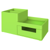 Organisateur de bureau 3 compartiments Deli EZ25150 / Vert