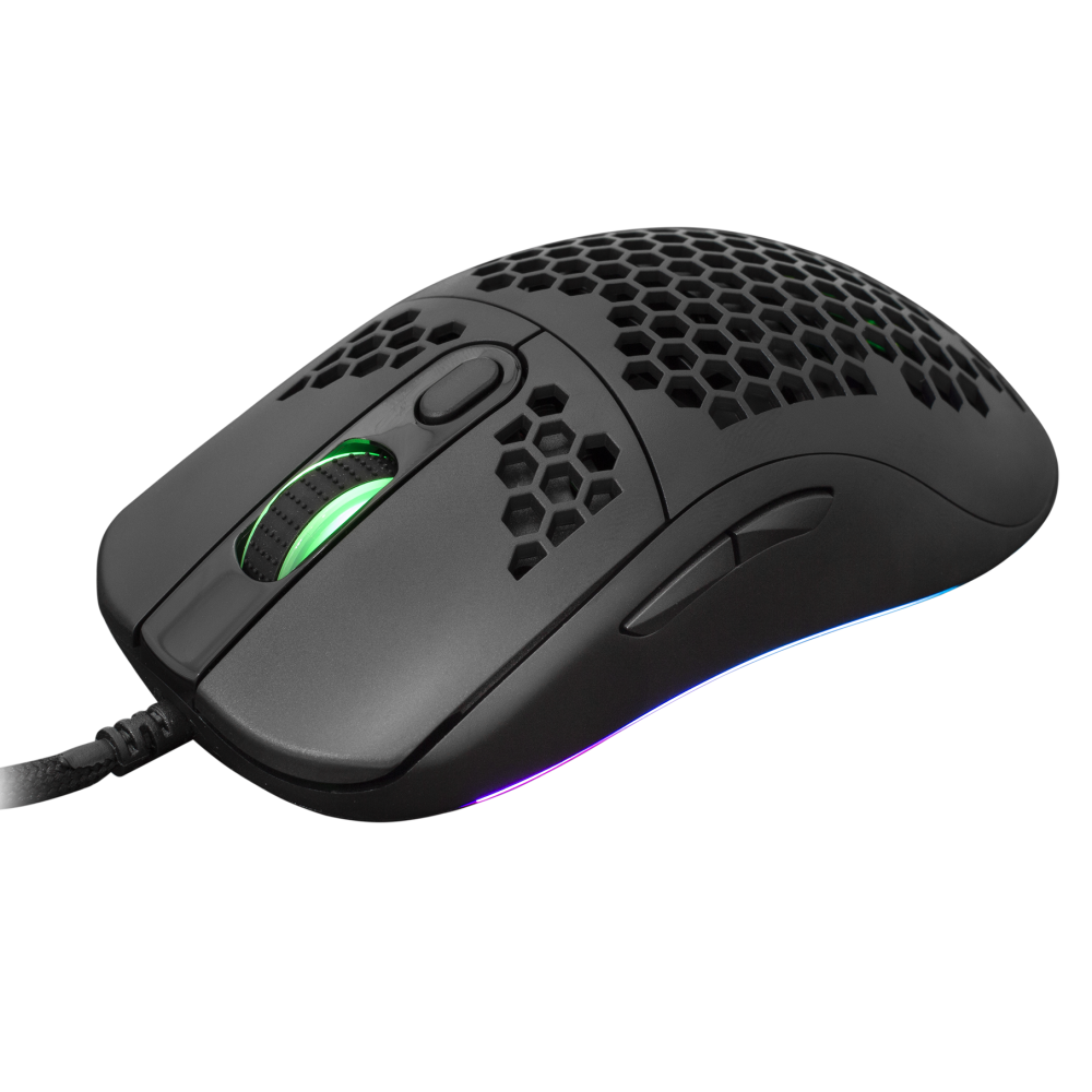 Souris Gaming White Shark GALAHAD GM-5007 / 6400 dpi / Noir