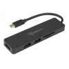 Adaptateur SBox Type C Vers HDMI, USB et Lecteur de cartes