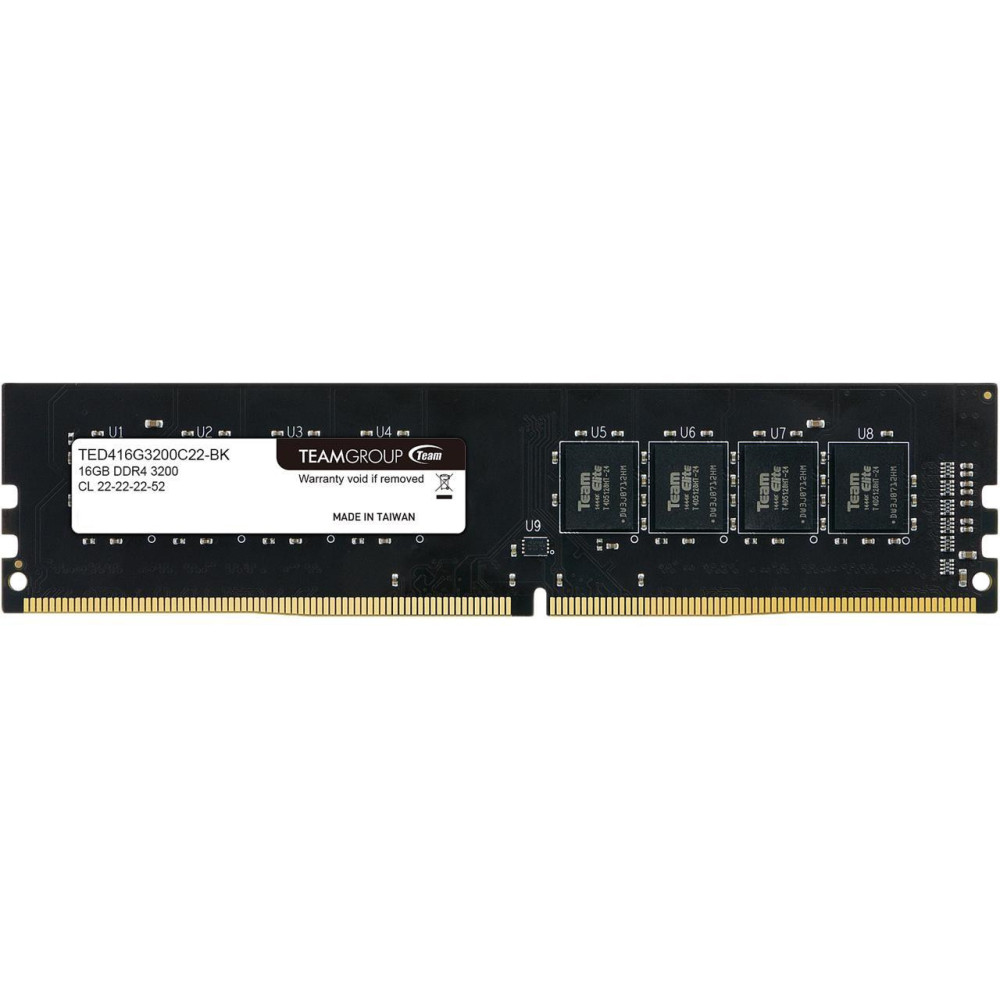 Barrette Mémoire TeamGroup 16 Go DDR4 / 3200 Mhz