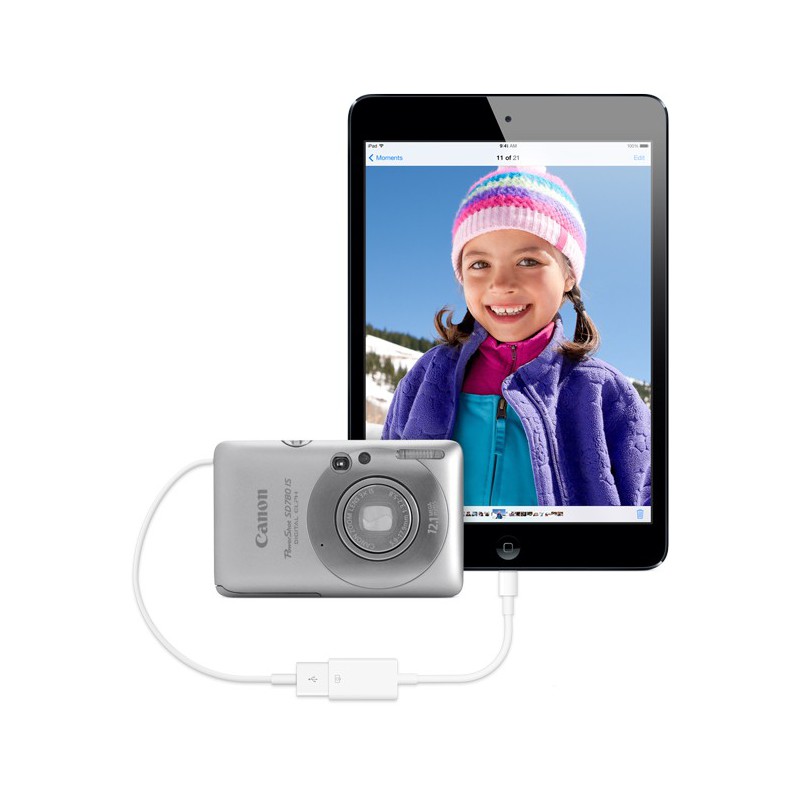 Adaptateur Pour Appareil Photo Lighting Vers USB