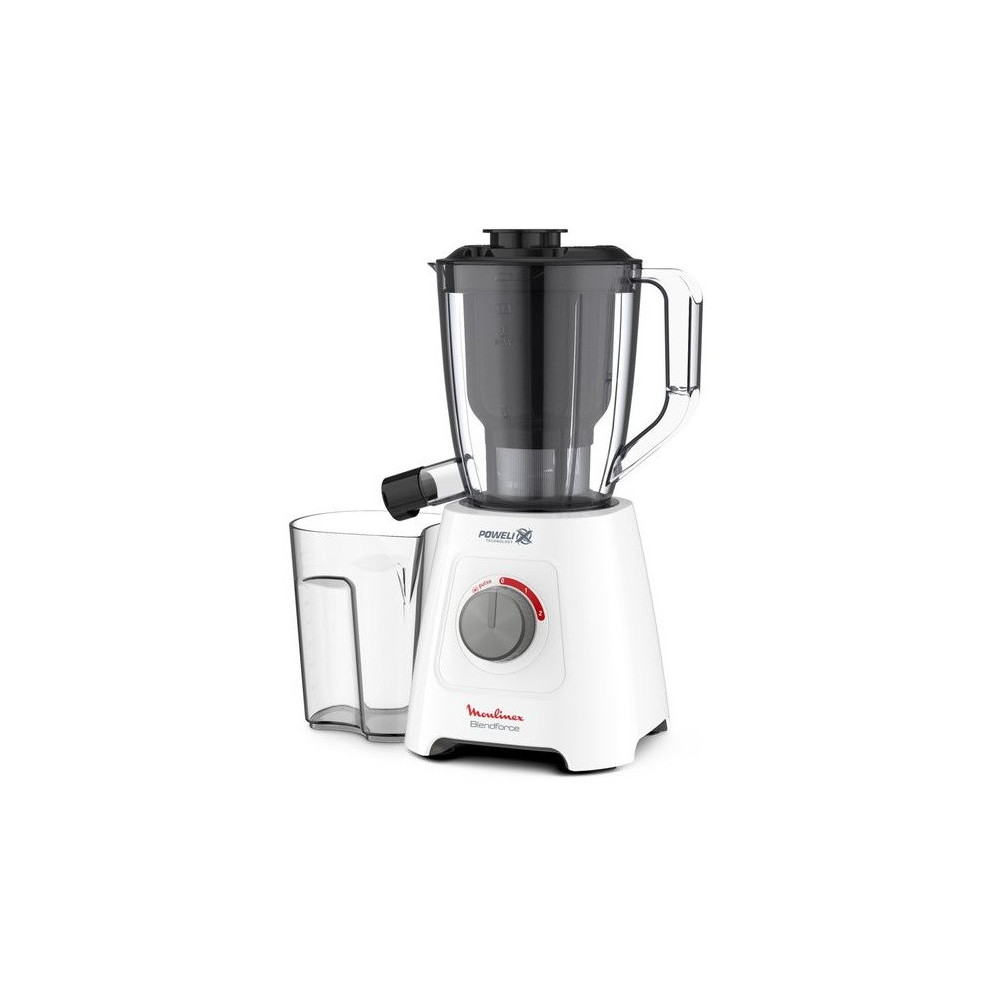 Blender Moulinex Blende force + Centrifugeuse LM42Q110 / 600W / Blanc