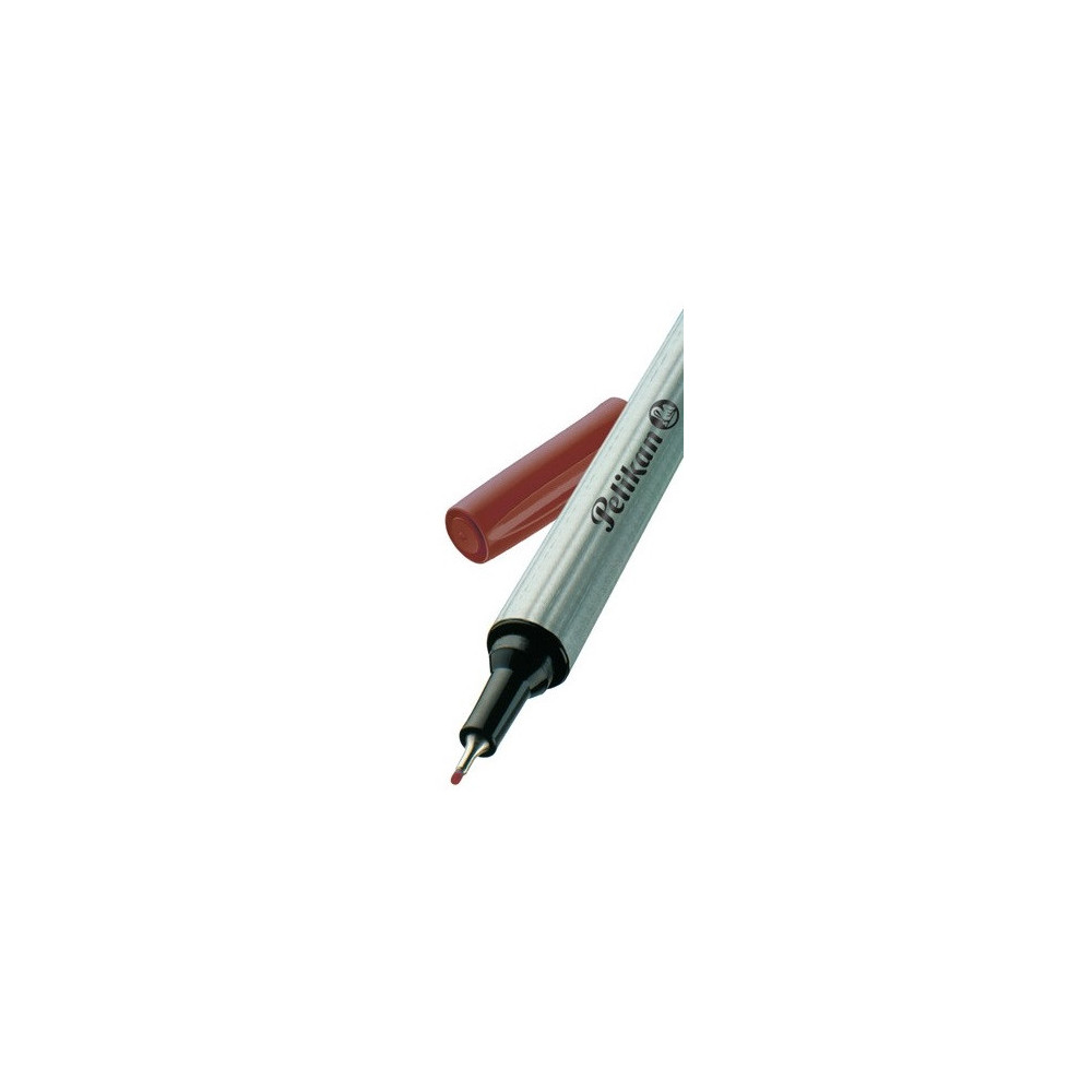 Stylo Feutre à Pointe Fine Pelikan fineline 96F 0.4 mm / Marron