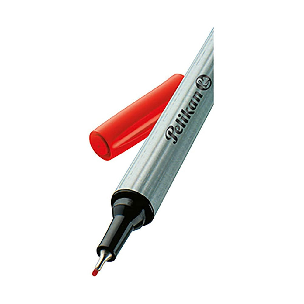 Stylo Feutre à Pointe Fine Pelikan fineline 96F 0.4 mm / Rouge