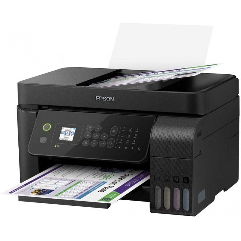 Imprimante à réservoir intégré Jet d'encre 4en1 EPSON ECOTANK ITS L5190  Couleur / Wifi / Garantie 3 ans + 5 Bouteilles d'encre