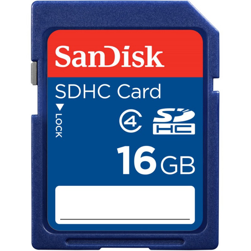 Carte Mémoire Sandisk SD Memory 16 Go