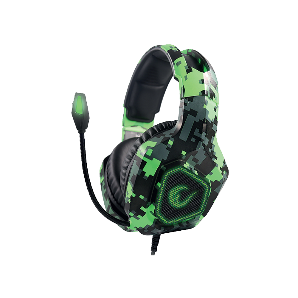 Casque Micro USB Gaming Rampage Crafting Camouflage RM-K8 / PC et PS4 / Surround 7.1
