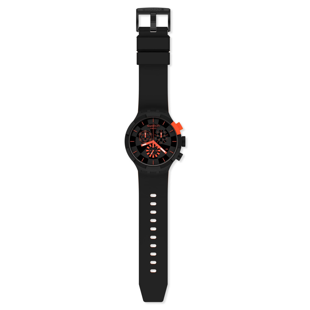 Montre Mixte Swatch CHECKPOINT RED SB02B402
