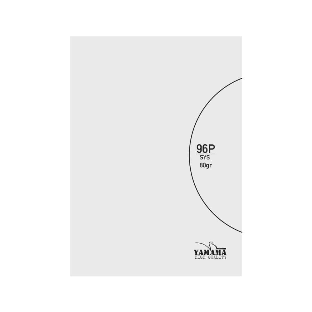 Carnet Piqué Yamama 96P (11x17) Couv Plast Uni 70G