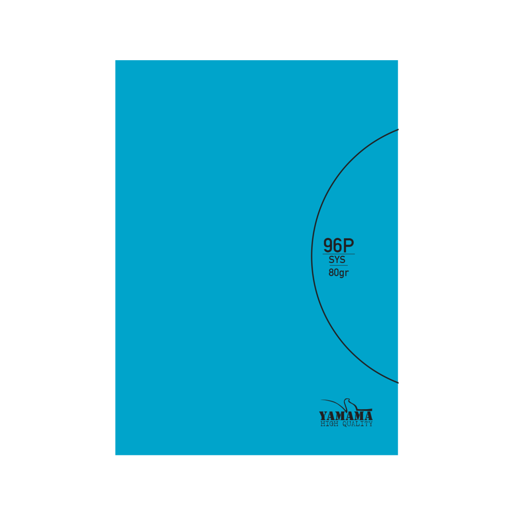 Carnet Piqué Yamama 96P (11x17) Couv Plast Uni 70G
