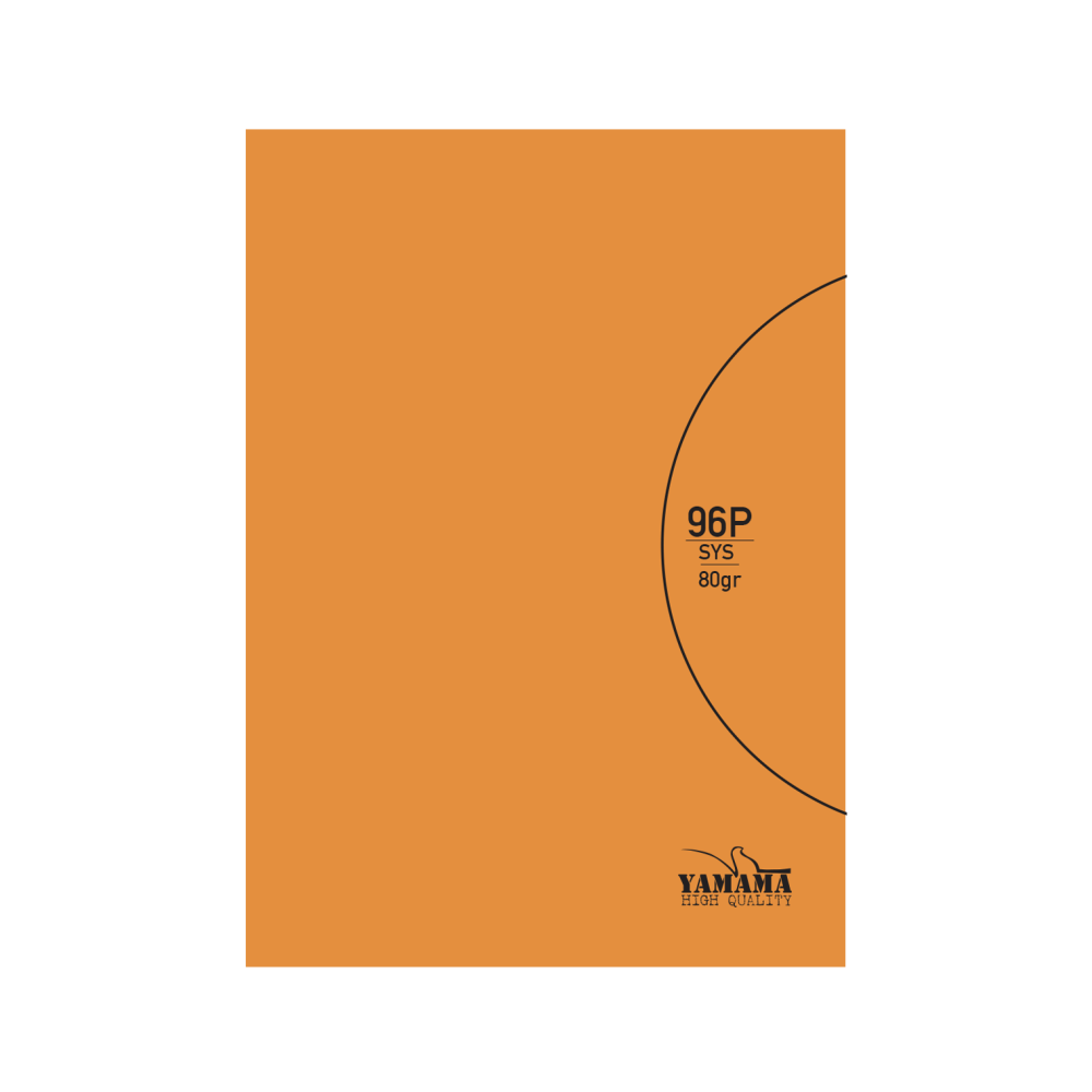 Carnet Piqué Yamama 96P (11x17) Couv Plast Uni 70G