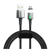 Câble magnétique USB Baseus Zinc Vers Micro USB / 1.5A / 2m / Noir