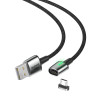 Câble magnétique USB Baseus Zinc Vers Micro USB / 1.5A / 2m / Noir