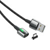 Câble magnétique USB Baseus Zinc Vers Micro USB / 1.5A / 2m / Noir