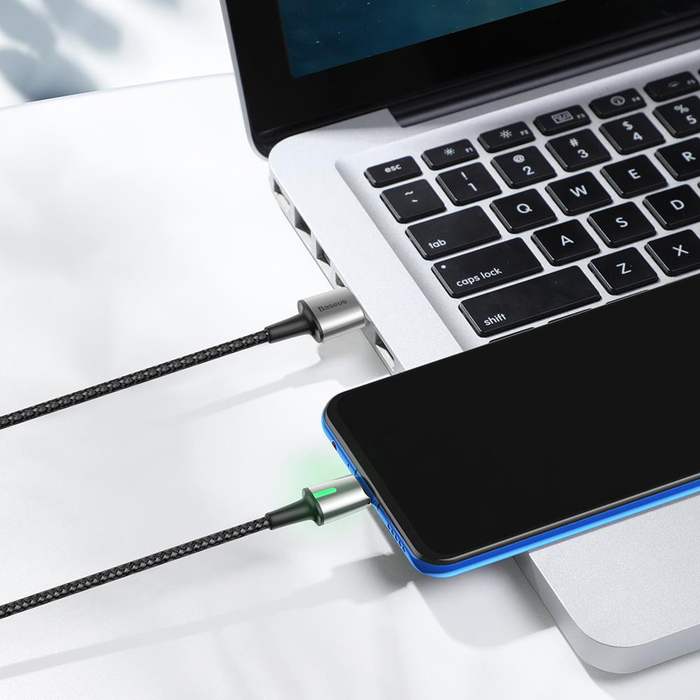 Câble magnétique USB Baseus Zinc Vers Micro USB / 1.5A / 2m / Noir