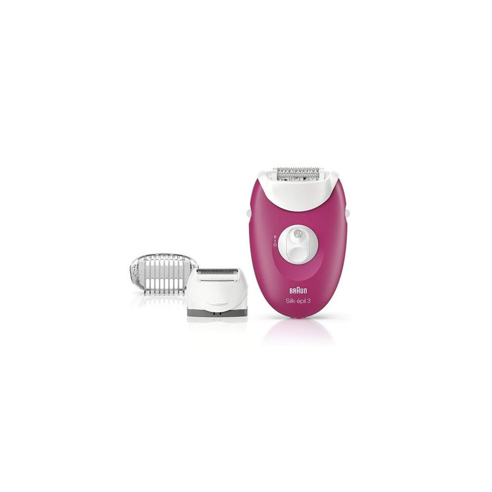 Épilateur pour Femme Braun Silk-épil 3 3-410 avec 3 accessoires