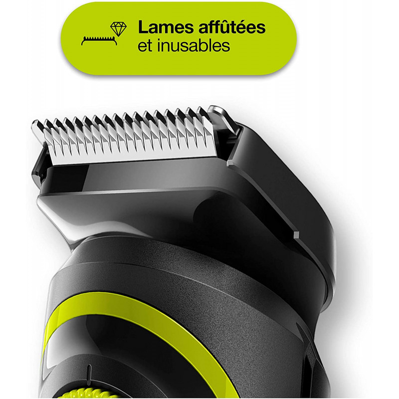 Tondeuse barbe et cheveux BRAUN BT7220, 4 accessoires et rasoir Fusion5  ProGlide de Gillette - Le comptoir du Barbier