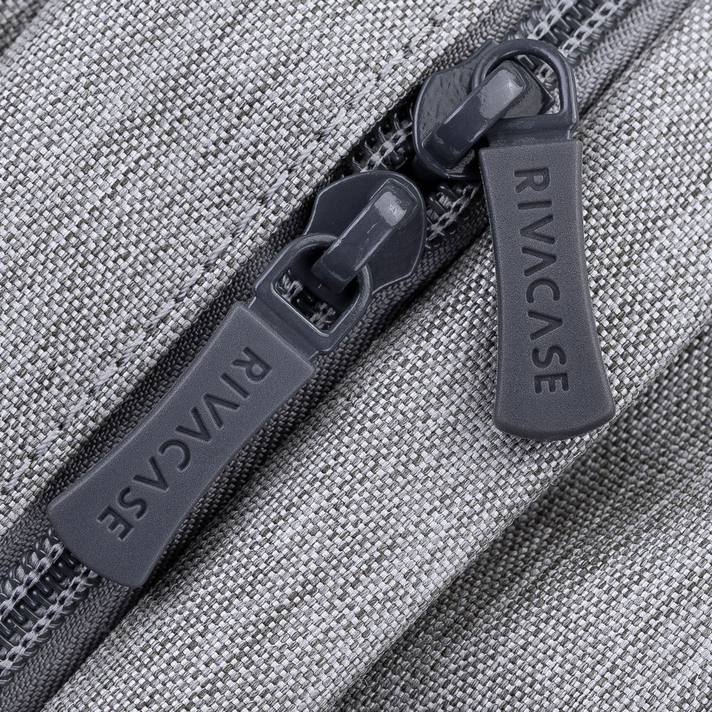 Sac à dos antivol pour pc portable 17.3" RivaCase 7567 / Gris et Bleu