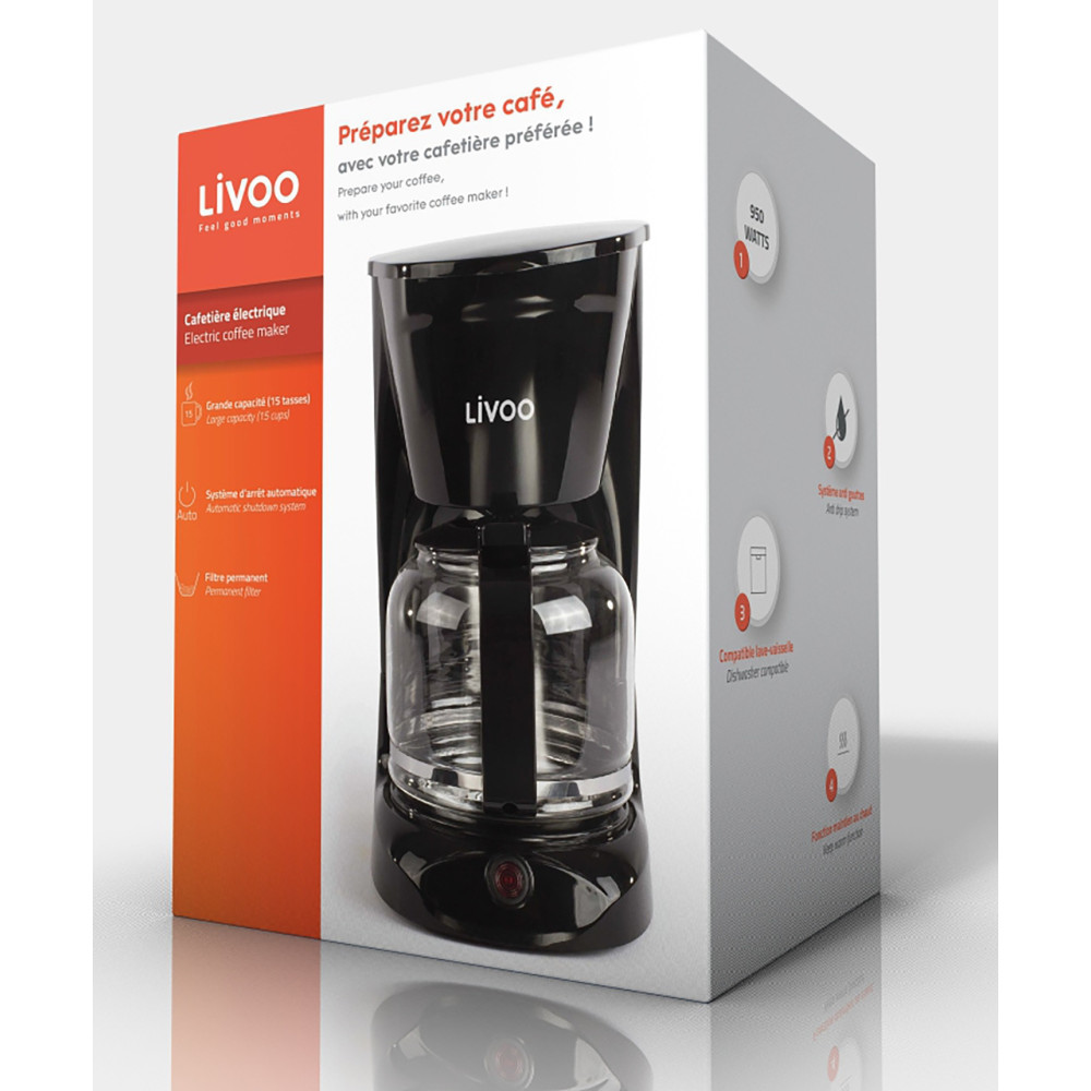 Cafetière Livoo DOD116N / 15 Tasses
