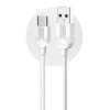 Câble USB Kingleen Pour Type C 2A / 1M  / Blanc
