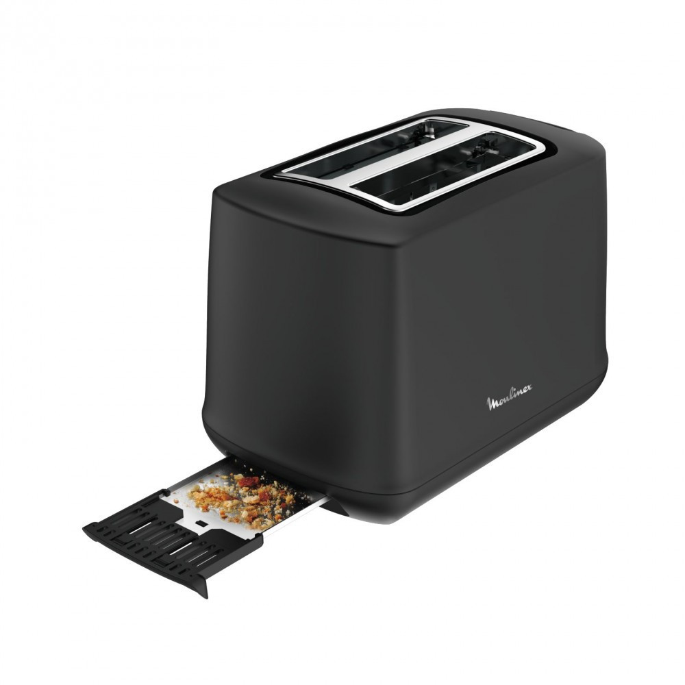 Grille Pain Moulinex 2 fentes Noir Mate / 850W