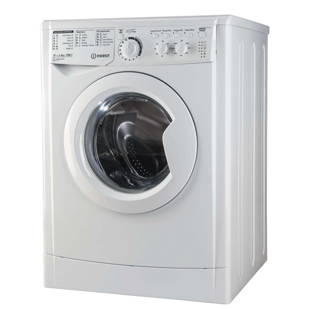 Machine à laver Indesit hublot posable 8 Kg / Blanc