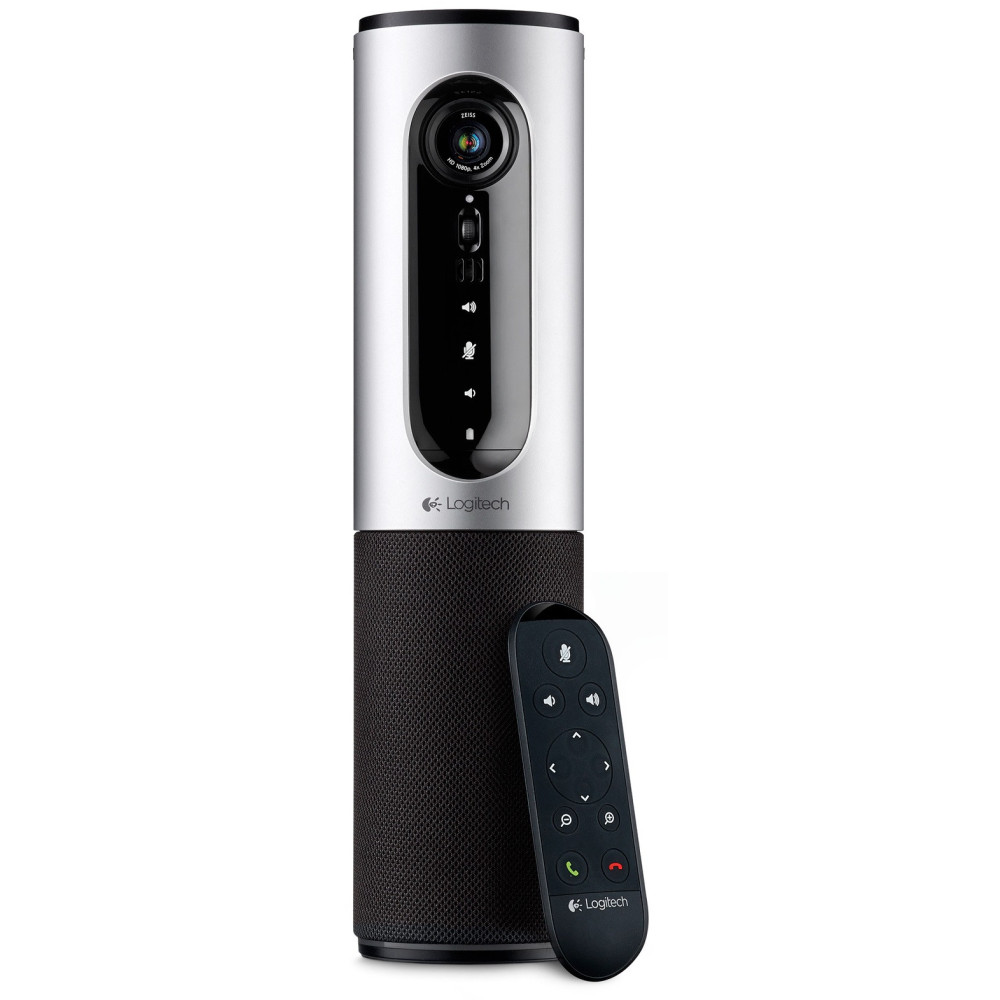 Caméra de visioconférence Full HD Logitech ConferenceCam Connect Argent