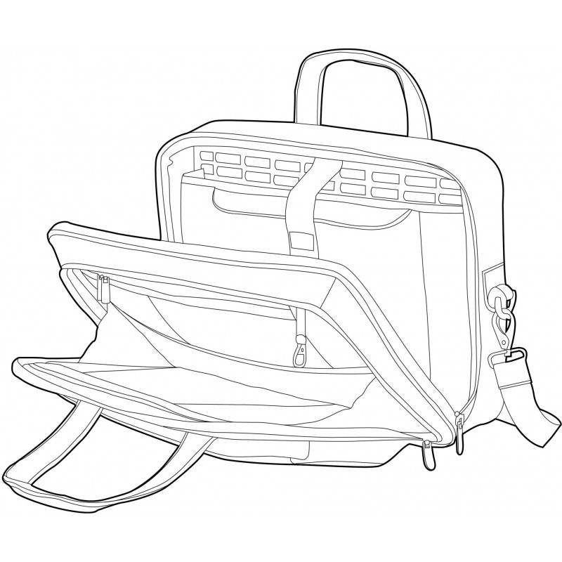 Malette HP Professionnel Cuir Top Load 17.3"