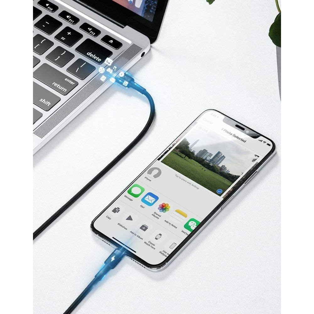 Câble USB Baseus USB Type C PD Vers USB Lightning 18W / 1M