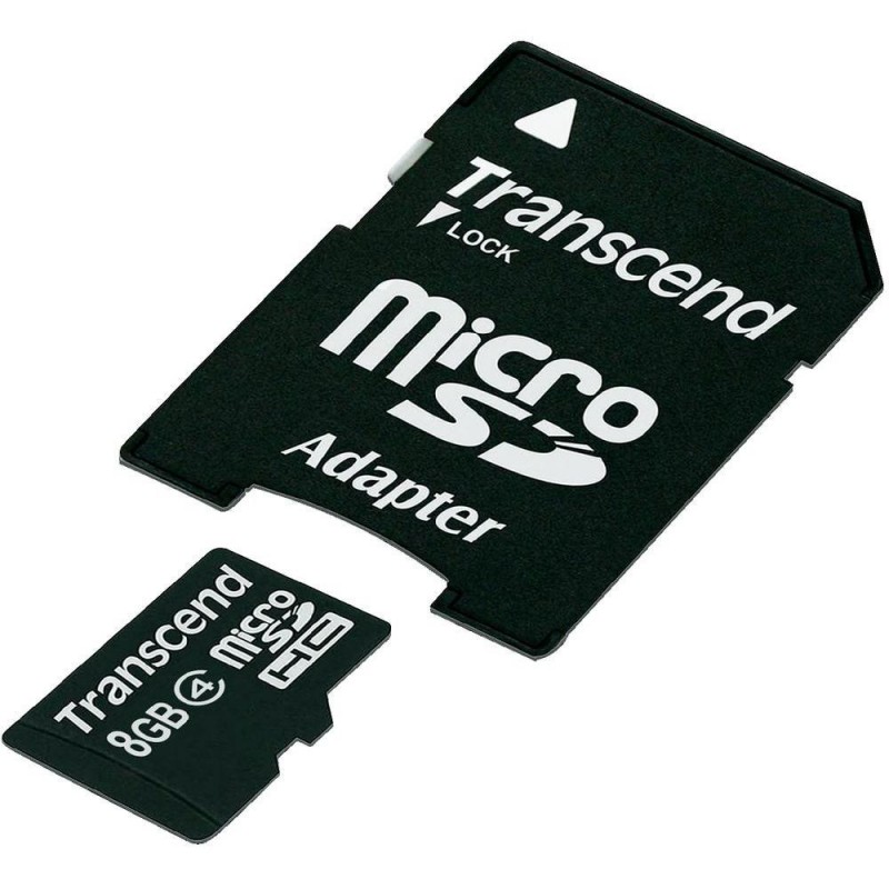 Carte mémoire mico SDHC 8 Go + Adaptateur SD