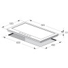 Plaque de cuisson Focus F.4789X / 90cm / Inox