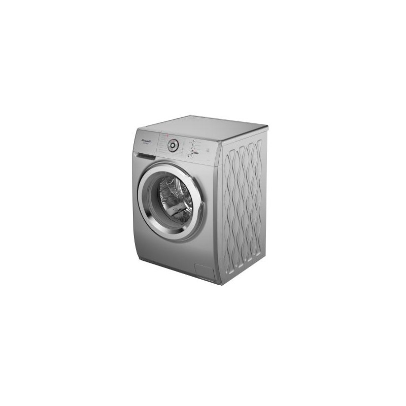 Machine À Laver Automatique Brandt BAL82SS / 8Kg / Silver + Gel Liquide Lilas 3L Offert + Aspirateur Balai 2 en 1 Brandt 600W Offert