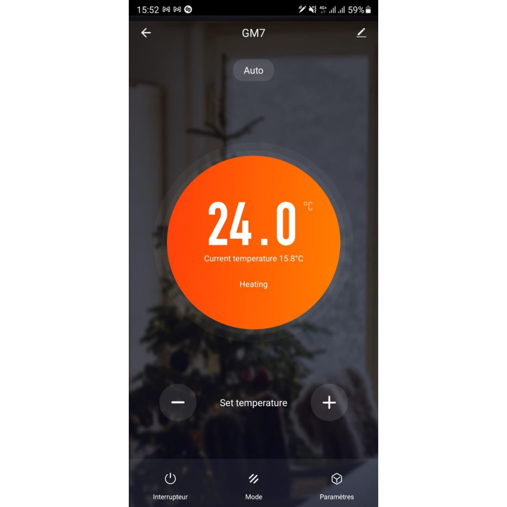 Thermostat Tactile Connecté Gaobiaoiot GM7 / Wifi