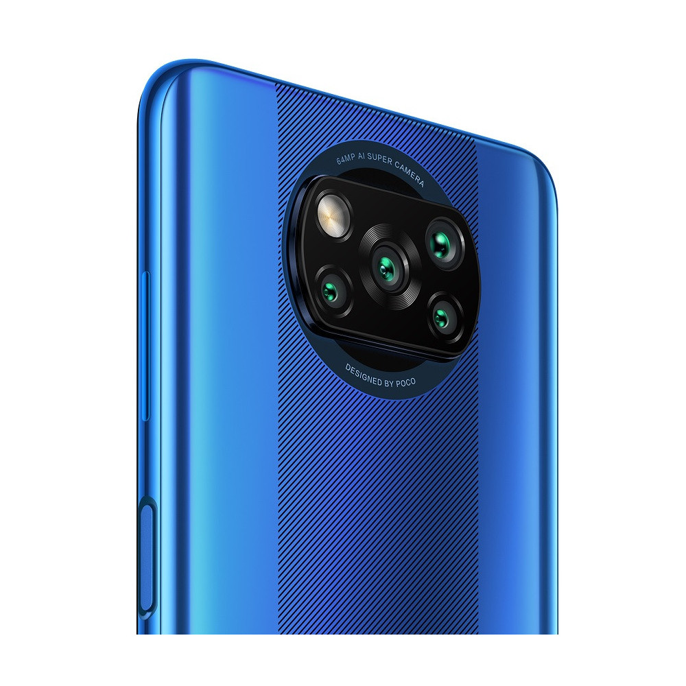 Téléphone Portable Xiaomi Poco X3 NFC / 4G / Bleu Cobalt