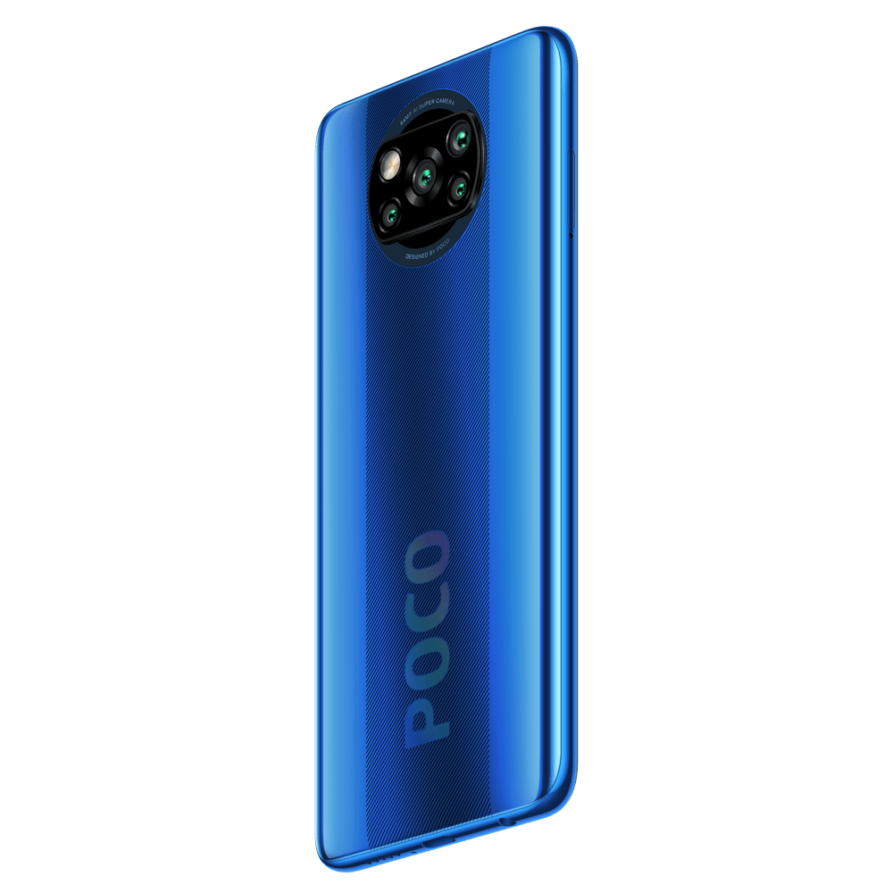 Téléphone Portable Xiaomi Poco X3 NFC / 4G / Bleu Cobalt