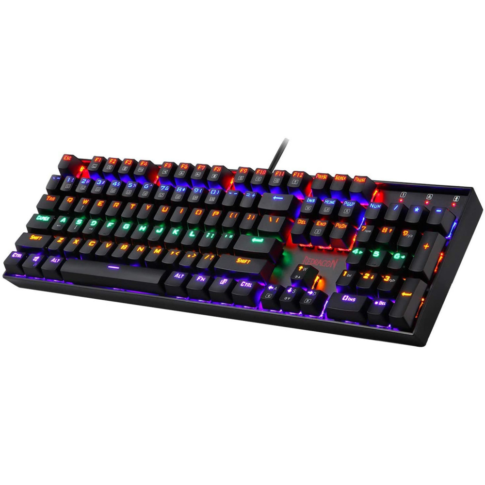 Clavier Gaming mécanique Redragon Mitra K551 / RGB / RED Switches