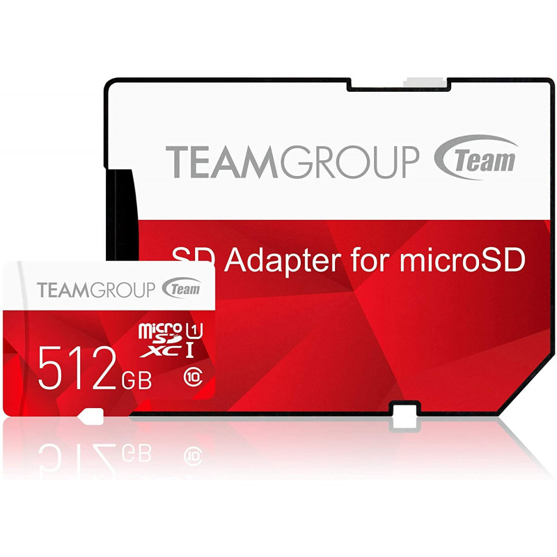 Carte mémoire TeamGroup Color 512 Go microSDXC UHS-I/U1 Class 10